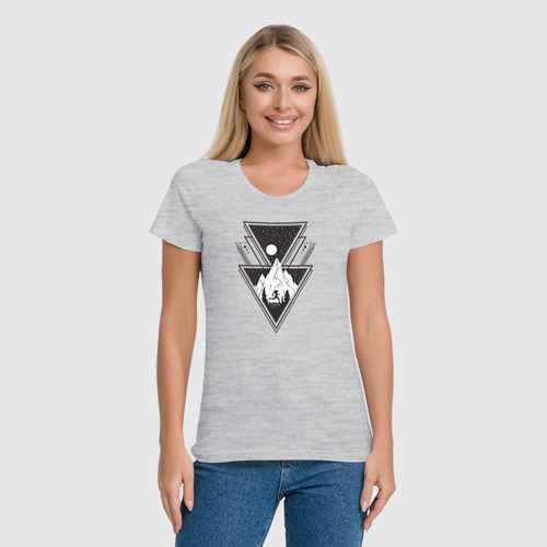 Заказать женскую футболку в Москве. Футболка классическая Running от oneredfoxstore@gmail.com - готовые дизайны и нанесение принтов.
