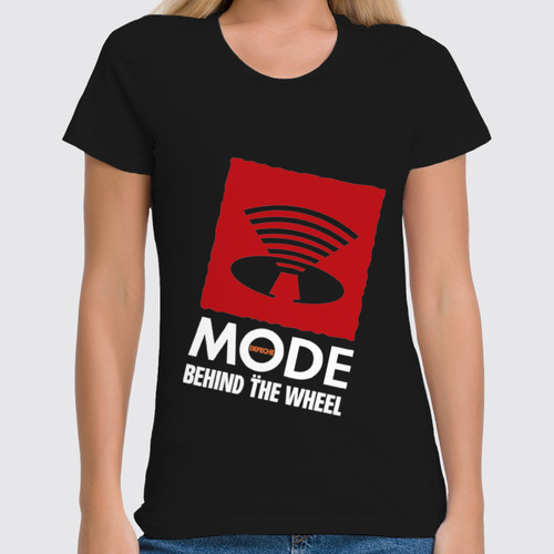Заказать женскую футболку в Москве. Футболка классическая Depeche Mode / Behind The wheel от OEX design - готовые дизайны и нанесение принтов.