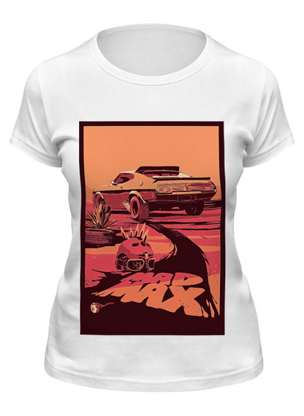 Заказать женскую футболку в Москве. Футболка классическая Mad Max от priceless - готовые дизайны и нанесение принтов.