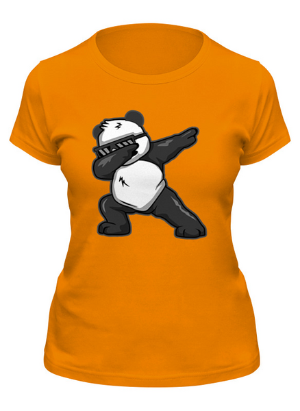 Заказать женскую футболку в Москве. Футболка классическая  Panda от T-shirt print  - готовые дизайны и нанесение принтов.