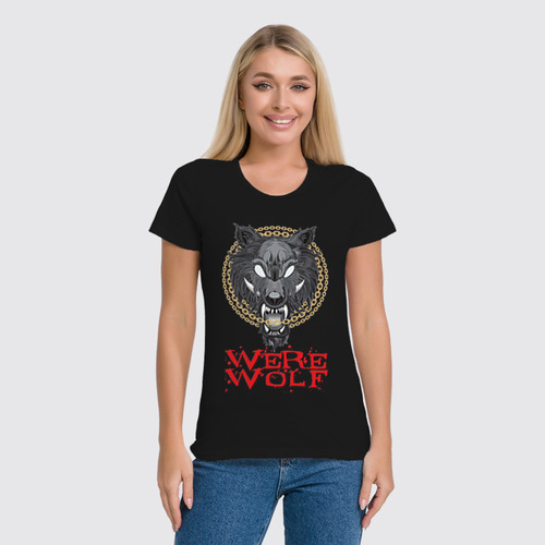 Заказать женскую футболку в Москве. Футболка классическая ☠Werewolf☠ от balden - готовые дизайны и нанесение принтов.