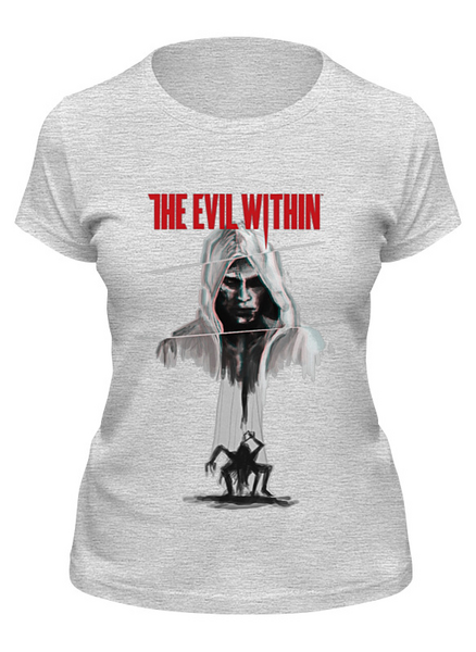 Заказать женскую футболку в Москве. Футболка классическая The Evil Within от Leichenwagen - готовые дизайны и нанесение принтов.