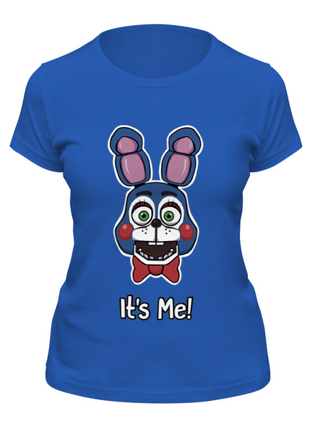Заказать женскую футболку в Москве. Футболка классическая Бонни ( Bonnie The Bunny) от cherdantcev - готовые дизайны и нанесение принтов.