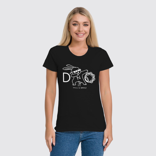 Заказать женскую футболку в Москве. Футболка классическая DNO iT Team от DNO-iT  - готовые дизайны и нанесение принтов.