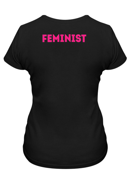 Заказать женскую футболку в Москве. Футболка классическая Феминизм от ualluon - готовые дизайны и нанесение принтов.