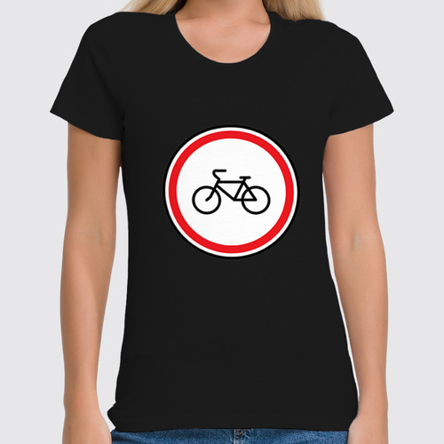 Заказать женскую футболку в Москве. Футболка классическая Велосипед от Vinli.shop  - готовые дизайны и нанесение принтов.