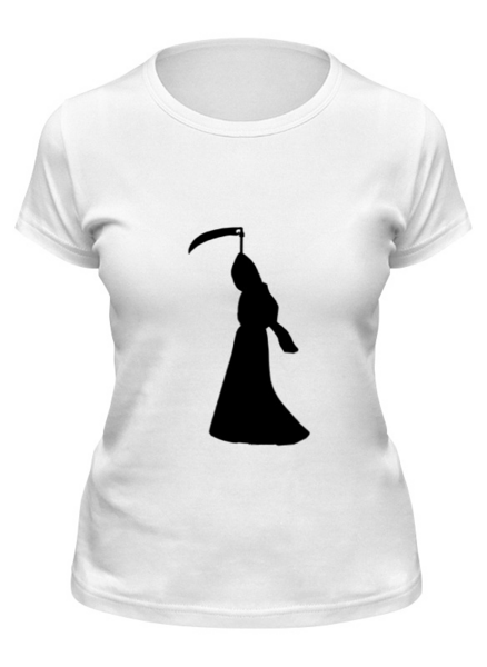Заказать женскую футболку в Москве. Футболка классическая "HALLOWEEN" от Abstractiya - готовые дизайны и нанесение принтов.