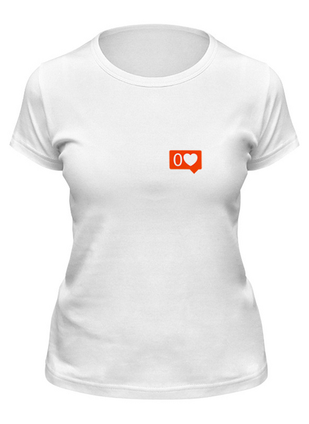 Заказать женскую футболку в Москве. Футболка классическая гениратор сердечек от sergei1807@yahoo.com - готовые дизайны и нанесение принтов.