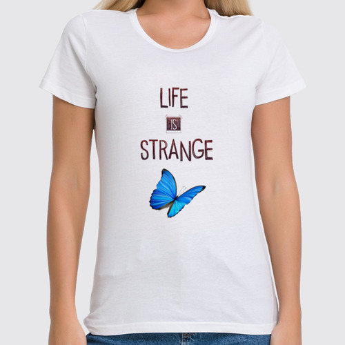 Заказать женскую футболку в Москве. Футболка классическая Life Is Strange от Nos  - готовые дизайны и нанесение принтов.