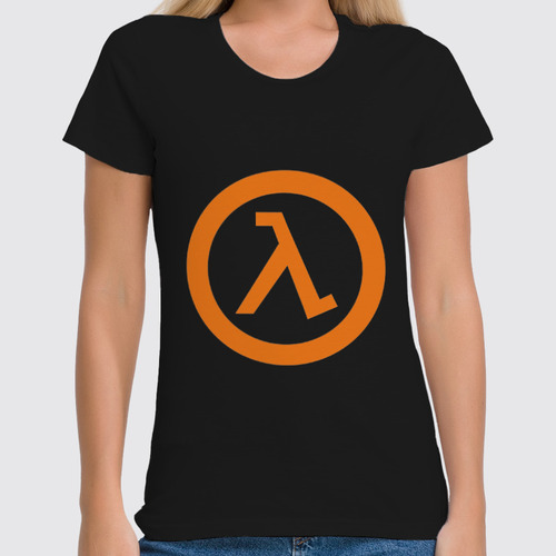 Заказать женскую футболку в Москве. Футболка классическая Half Life от Vitun - готовые дизайны и нанесение принтов.