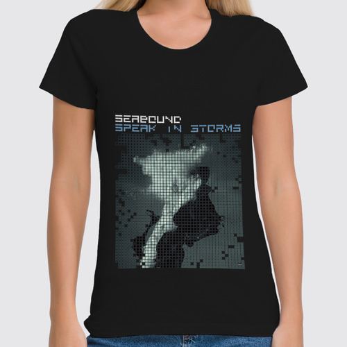 Заказать женскую футболку в Москве. Футболка классическая Seabound ‎\ Speak In Storms от OEX design - готовые дизайны и нанесение принтов.