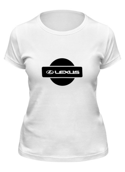 Заказать женскую футболку в Москве. Футболка классическая Lexus от THE_NISE  - готовые дизайны и нанесение принтов.