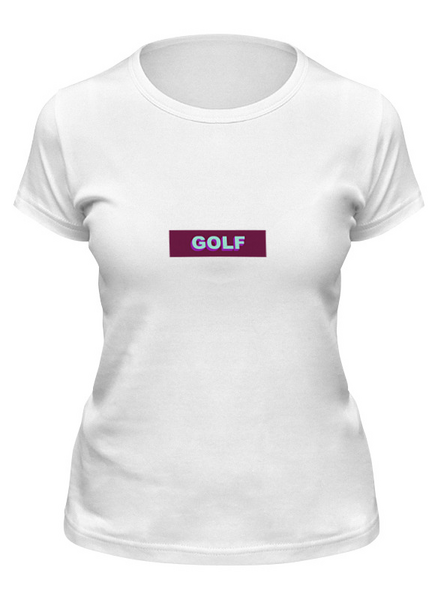 Заказать женскую футболку в Москве. Футболка классическая PAVEL PORNUH GOLF TEE 3 от pavelpornuh - готовые дизайны и нанесение принтов.