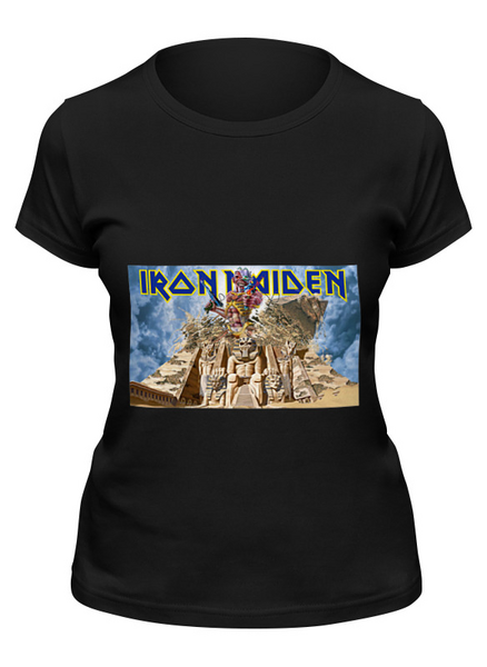 Заказать женскую футболку в Москве. Футболка классическая Iron Maiden от Fedor - готовые дизайны и нанесение принтов.