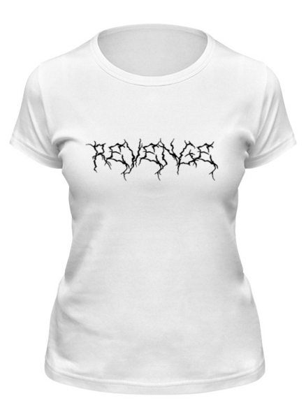Заказать женскую футболку в Москве. Футболка классическая XXXTentacion Revenge от El Fox - готовые дизайны и нанесение принтов.