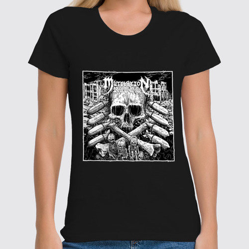 Заказать женскую футболку в Москве. Футболка классическая Rock Music Art от Leichenwagen - готовые дизайны и нанесение принтов.