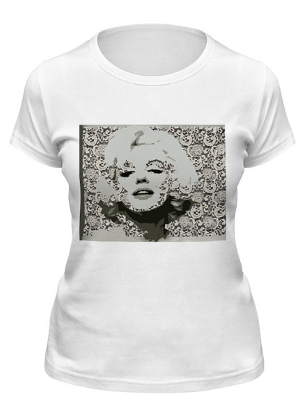 Заказать женскую футболку в Москве. Футболка классическая Marilyn Monroe от avagardner - готовые дизайны и нанесение принтов.