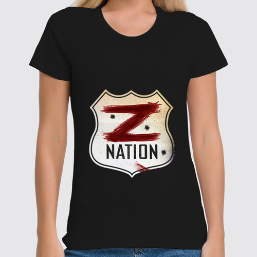 Заказать женскую футболку в Москве. Футболка классическая Z Nation от kenny - готовые дизайны и нанесение принтов.