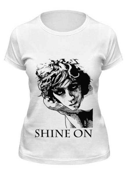 Заказать женскую футболку в Москве. Футболка классическая Syd Barret Shine on от Андрей - готовые дизайны и нанесение принтов.