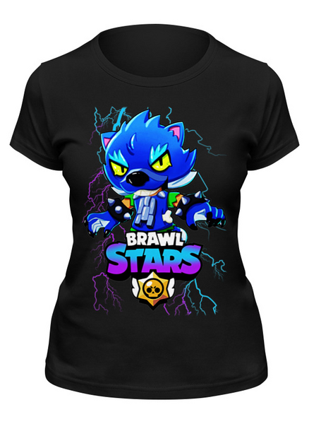 Заказать женскую футболку в Москве. Футболка классическая Brawl Stars Leon от weeert - готовые дизайны и нанесение принтов.