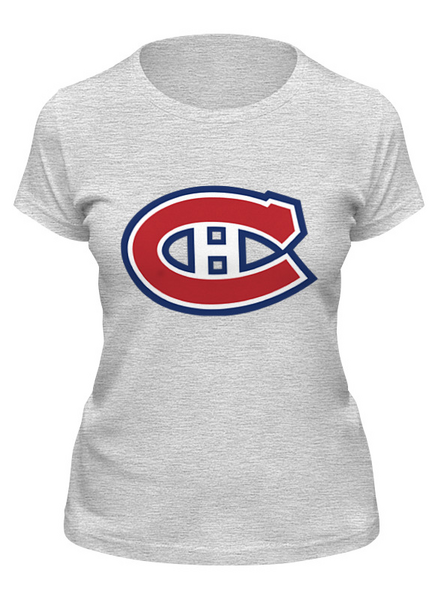 Заказать женскую футболку в Москве. Футболка классическая Montreal Canadiens от Pomidor - готовые дизайны и нанесение принтов.