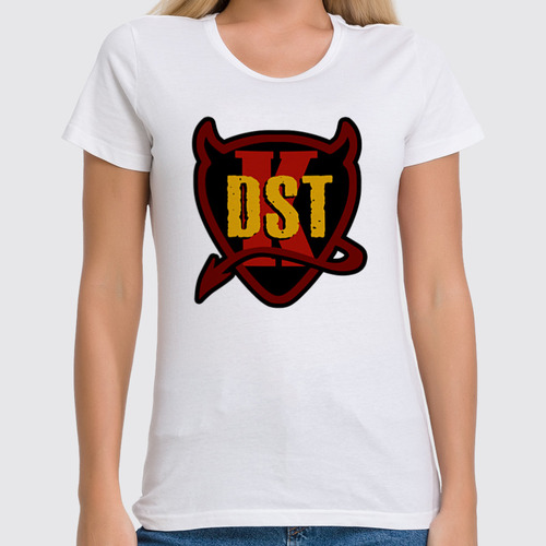 Заказать женскую футболку в Москве. Футболка классическая K-DST "The Dust" от Илья  - готовые дизайны и нанесение принтов.