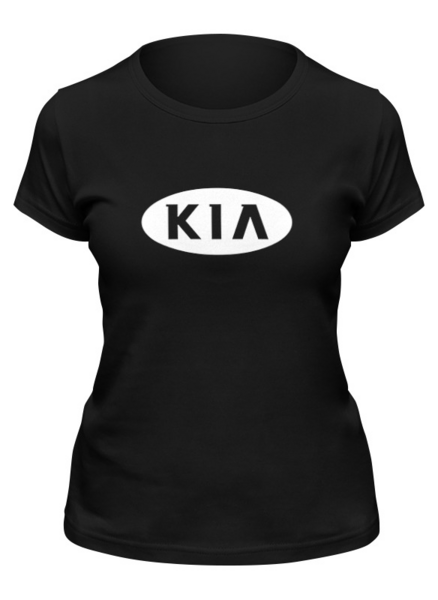 Заказать женскую футболку в Москве. Футболка классическая KIA   от DESIGNER   - готовые дизайны и нанесение принтов.