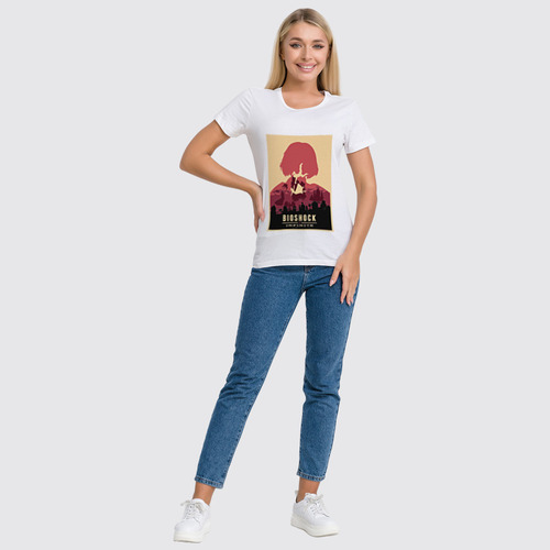 Заказать женскую футболку в Москве. Футболка классическая Bioshock - Elizabeth от priceless - готовые дизайны и нанесение принтов.