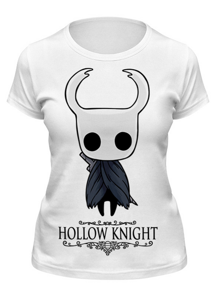Заказать женскую футболку в Москве. Футболка классическая Hollow Knight от geekbox - готовые дизайны и нанесение принтов.
