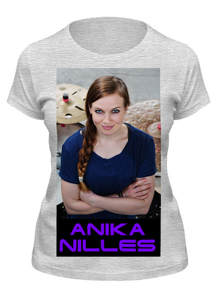 Заказать женскую футболку в Москве. Футболка классическая Anika Nilles от Vladec11 - готовые дизайны и нанесение принтов.