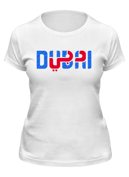 Заказать женскую футболку в Москве. Футболка классическая ☪ DUBAI ✈ от balden - готовые дизайны и нанесение принтов.
