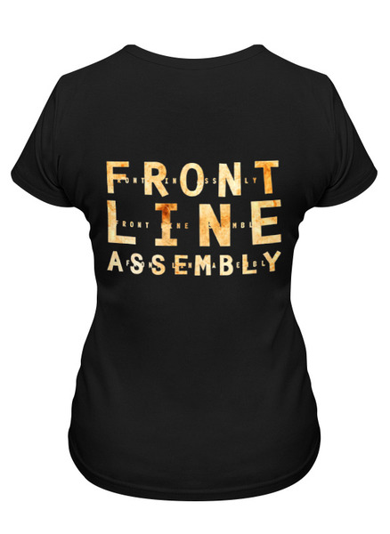 Заказать женскую футболку в Москве. Футболка классическая Front Line Assembly / Hard Wired от OEX design - готовые дизайны и нанесение принтов.