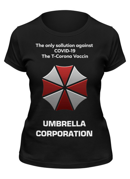 Заказать женскую футболку в Москве. Футболка классическая UMBRELLA ACADEMY от robus - готовые дизайны и нанесение принтов.