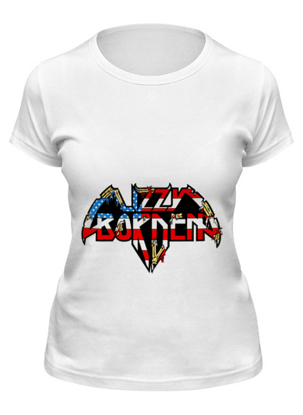 Заказать женскую футболку в Москве. Футболка классическая Lizzy Borden от Fedor - готовые дизайны и нанесение принтов.