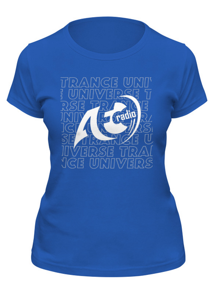 Заказать женскую футболку в Москве. Футболка классическая AFC Radio от Trance Universe - готовые дизайны и нанесение принтов.