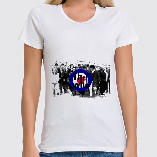 Заказать женскую футболку в Москве. Футболка классическая the Who от торгаш - готовые дизайны и нанесение принтов.