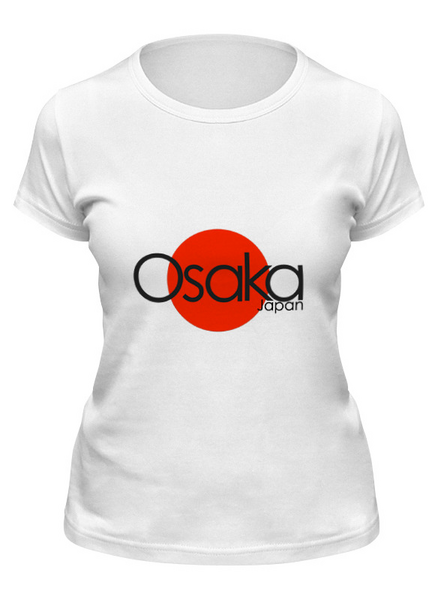 Заказать женскую футболку в Москве. Футболка классическая Osaka от JPshirt - готовые дизайны и нанесение принтов.