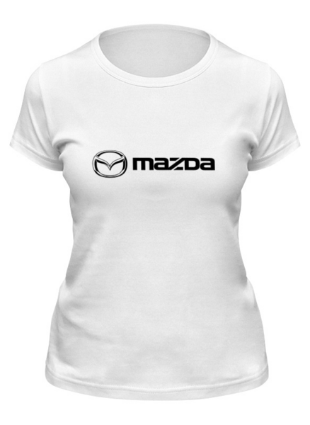 Заказать женскую футболку в Москве. Футболка классическая Mazda от THE_NISE  - готовые дизайны и нанесение принтов.