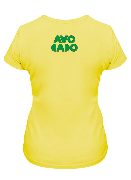 Заказать женскую футболку в Москве. Футболка классическая AVOCADO DAB от balden - готовые дизайны и нанесение принтов.