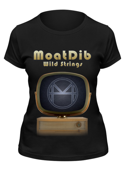 Заказать женскую футболку в Москве. Футболка классическая MoatDib - Wild Strings от MoatDib  - готовые дизайны и нанесение принтов.