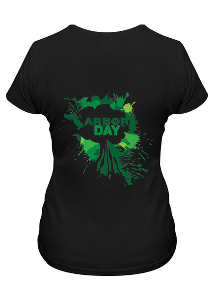 Заказать женскую футболку в Москве. Футболка классическая Arbor day от IrinkaArt  - готовые дизайны и нанесение принтов.