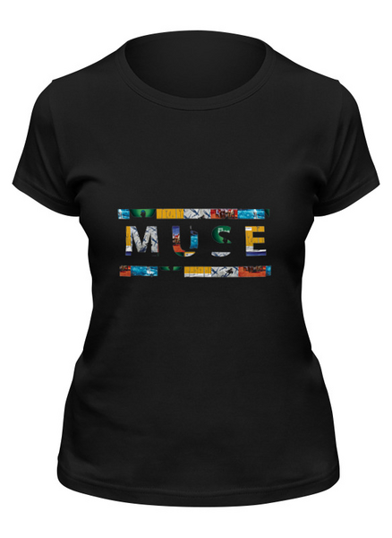 Заказать женскую футболку в Москве. Футболка классическая  Группа Muse от Fedor - готовые дизайны и нанесение принтов.