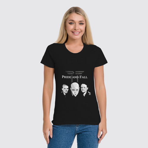 Заказать женскую футболку в Москве. Футболка классическая Pride and Fall от OEX design - готовые дизайны и нанесение принтов.