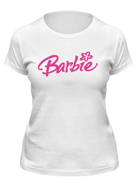 Заказать женскую футболку в Москве. Футболка классическая Барби от Picasso - готовые дизайны и нанесение принтов.