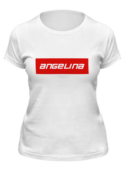 Заказать женскую футболку в Москве. Футболка классическая Angelina от THE_NISE  - готовые дизайны и нанесение принтов.
