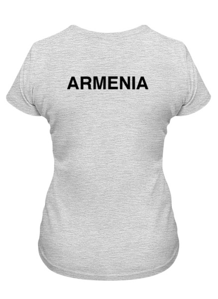 Заказать женскую футболку в Москве. Футболка классическая Армения Armenia от ar_lev - готовые дизайны и нанесение принтов.