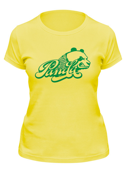 Заказать женскую футболку в Москве. Футболка классическая Панда от T-shirt print  - готовые дизайны и нанесение принтов.