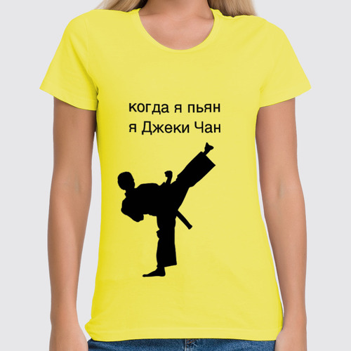 Заказать женскую футболку в Москве. Футболка классическая не пожалеешь  от hare - готовые дизайны и нанесение принтов.