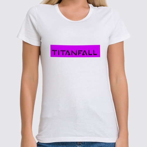 Заказать женскую футболку в Москве. Футболка классическая Titanfall от THE_NISE  - готовые дизайны и нанесение принтов.