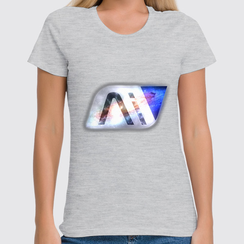 Заказать женскую футболку в Москве. Футболка классическая Mass effect andromeda от galaxy secret - готовые дизайны и нанесение принтов.